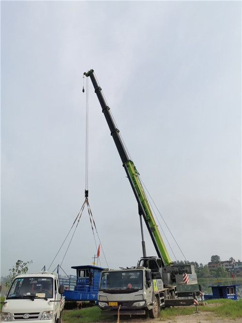 曹妃甸区桥梁建设吊装案例